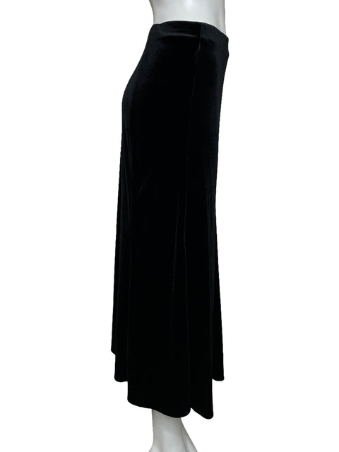 Falda Zara Velvet Negro-Talla M