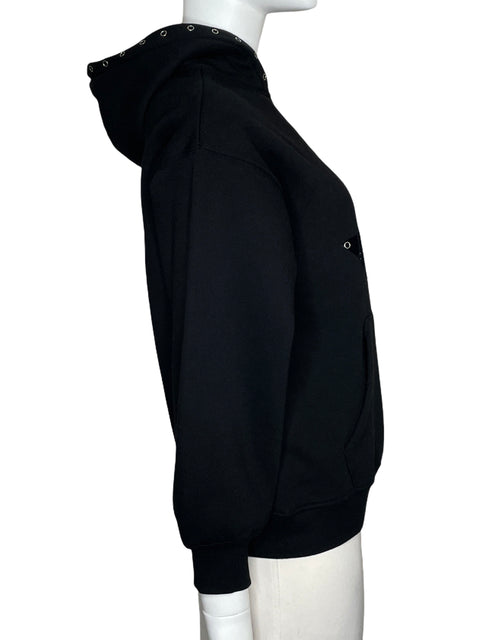 Abrigo Zara Ojete Estrella Negro-Talla S