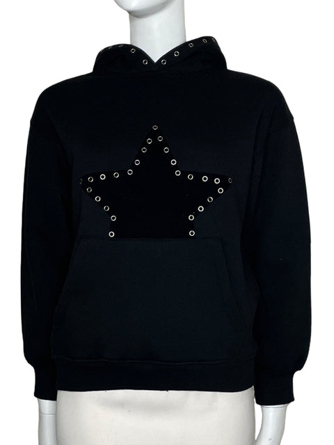 Abrigo Zara Ojete Estrella Negro-Talla S