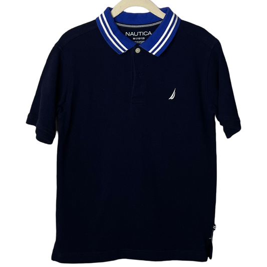 Camisa Nautica Polo Azul-Talla 10