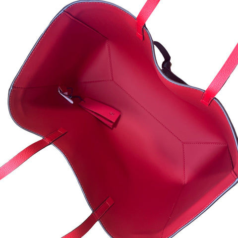 * Cartera Carolina Herrera Editors Estampado Canvas Beige-Talla M