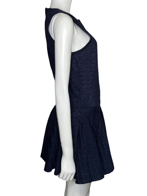 Vestido Vici Brillante Mini Azul-Talla M