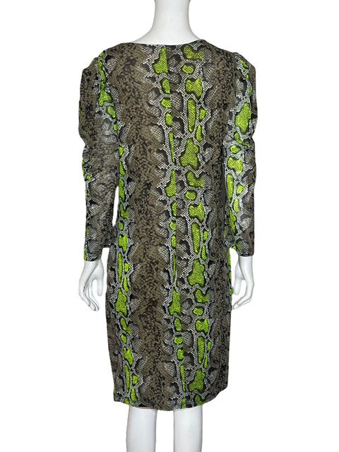 Vestido Fashion To Figure Drapeado Beige - Talla L