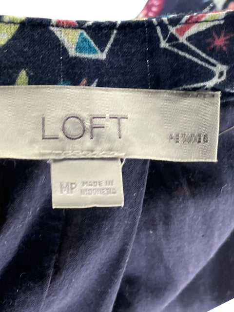 Vestido Loft Estampado Metalizado Negro-Talla M