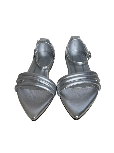 Calzado Greca Athena Flats Plateado-Talla 6