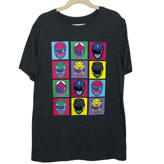 T-Shirt Old Navy Power Rangers Gris-Talla 10