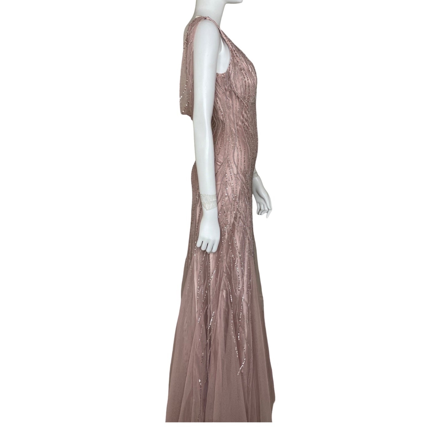 Vestido PRONOVIAS Brillante Tul Rosado - Talla S