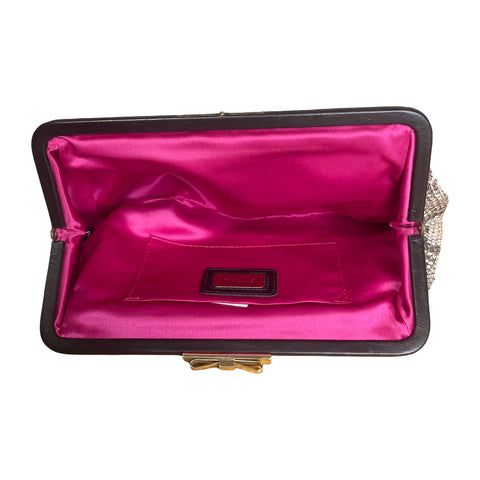 * Clutch Furla Pitton Leather Marrón-Talla S