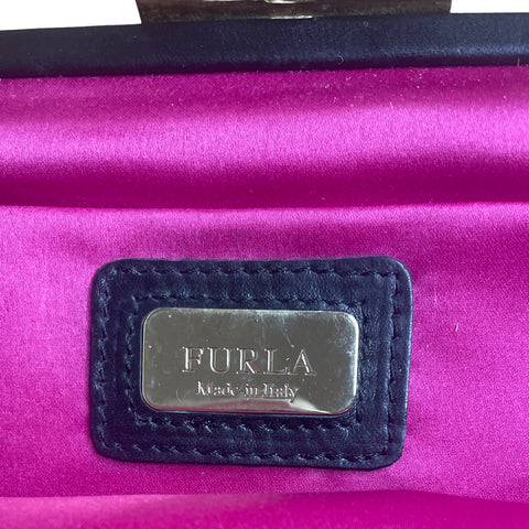 * Clutch Furla Pitton Leather Marrón-Talla S