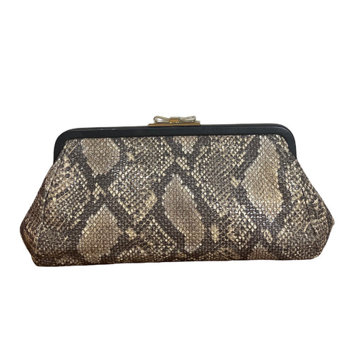 * Clutch Furla Pitton Leather Marrón-Talla S