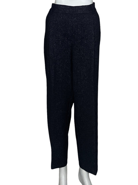 Pantalón Loft Metalizado Negro-Talla L