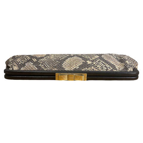 * Clutch Furla Pitton Leather Marrón-Talla S