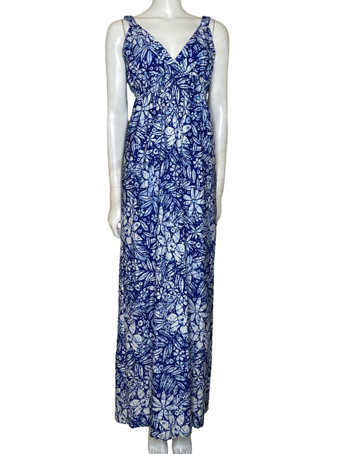 Vestido Amy Matto Estampado Azul-Talla S
