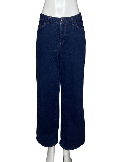 Pantalón Denim Forum Wide Leg Azul - Talla 16
