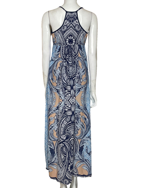 Vestido Greylin Estampado Blanco-Talla XS