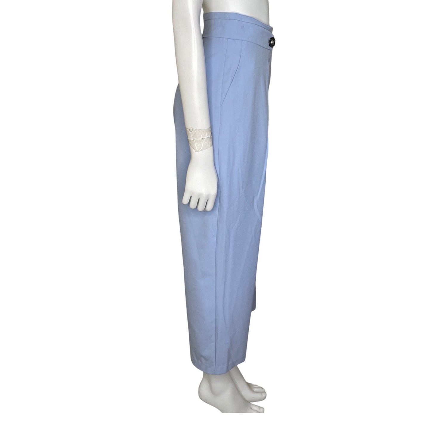 Pantalon UTERQUE Recto Bolsillos Azul - Talla M