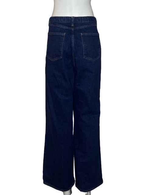 Pantalón Denim Forum Wide Leg Azul - Talla 16