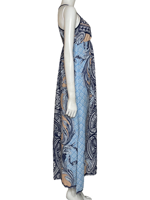 Vestido Greylin Estampado Blanco-Talla XS