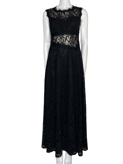 Vestido Juno Maxi Encaje Negro-Talla L