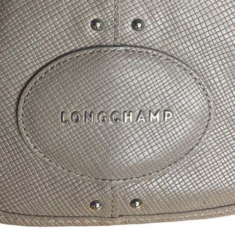 * Bolso Longchamp Quadri Crossbody Gris-Talla S