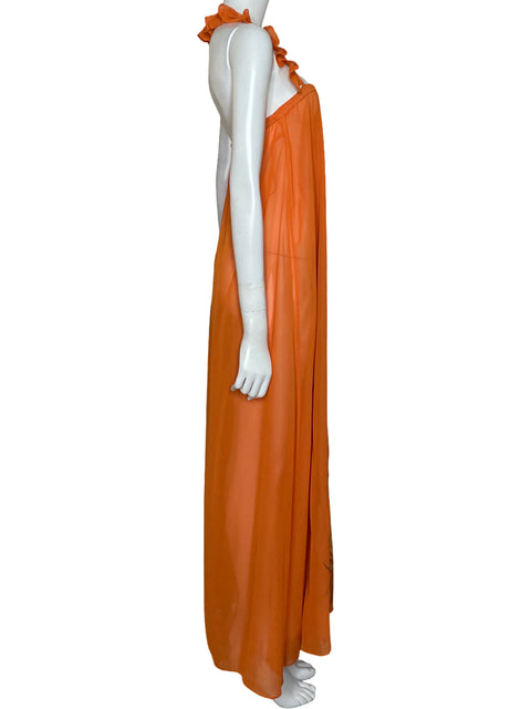 Vestido Paola Cantagalli Fluido Naranja-Talla U
