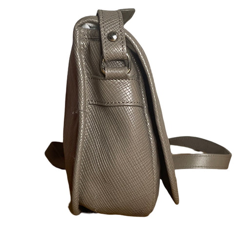 * Bolso Longchamp Quadri Crossbody Gris-Talla S