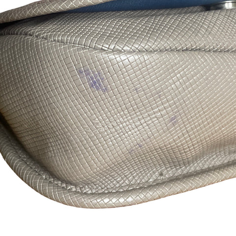 * Bolso Longchamp Quadri Crossbody Gris-Talla S