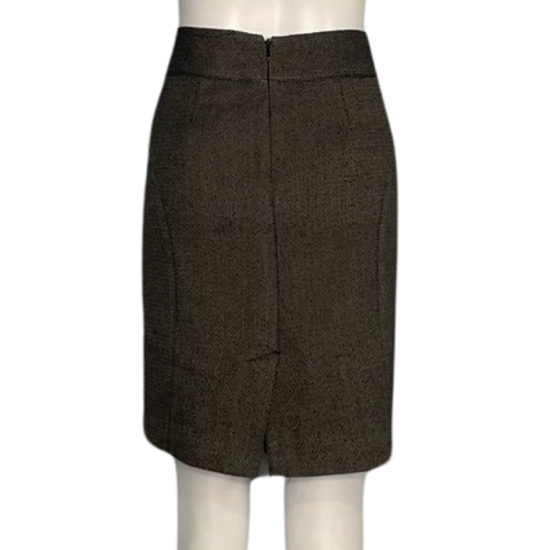 Falda Banana Republic Recta Tweed Midi -Talla 0