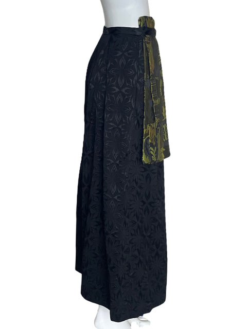 Pantalón Tesoro TPS Palazzo Pañuelo Negro-Talla U