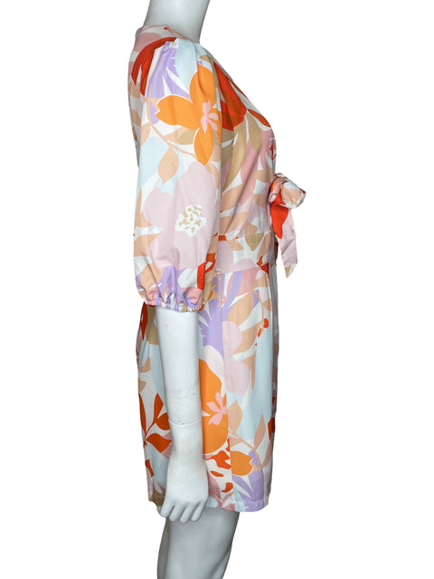 Romper Beulah Estampado Floral Blanco-Talla M