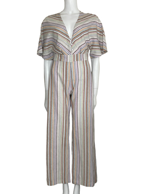 Mono Karina Grimaldi Rayas Multicolor-Talla S