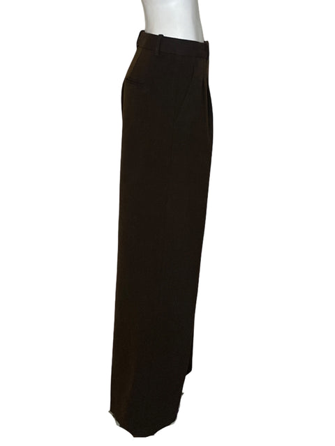 Pantalón The Effortless Pant Pliegues Marrón - Talla 14