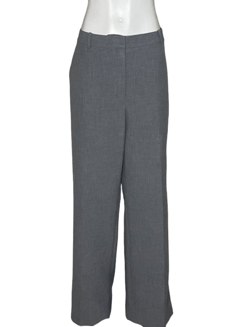 Pantalón Babaton Basta Ancha Botones Gris - Talla 14