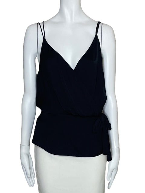 Top Naked Zebra Tiras Fluido Negro-Talla S