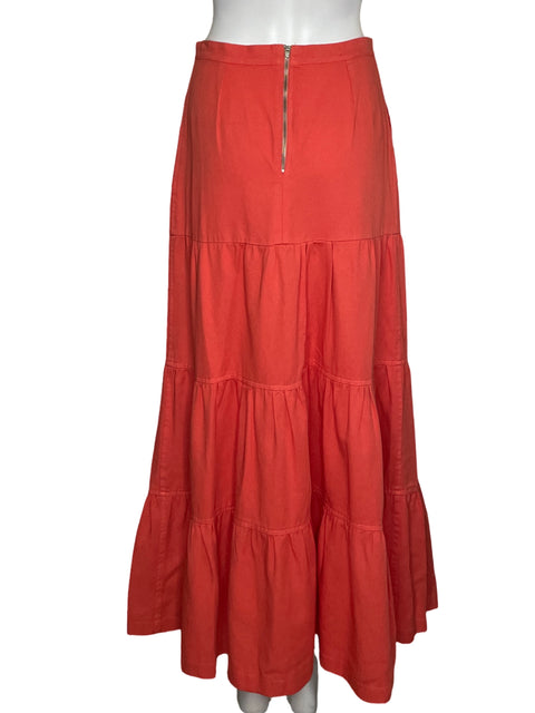 Falda Dolce Vita Midi Denim Naranja-Talla S