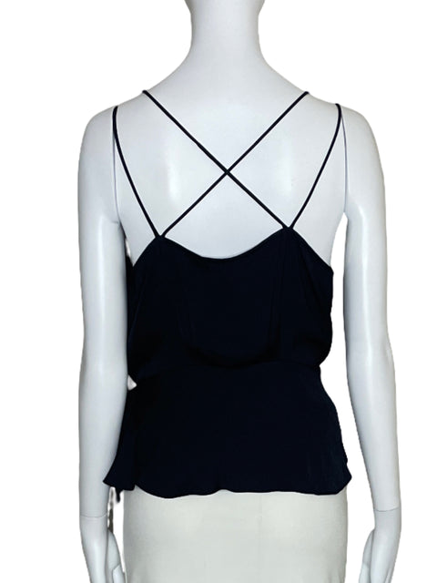 Top Naked Zebra Tiras Fluido Negro-Talla S