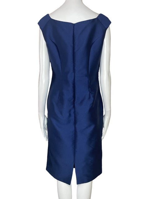Vestido Sonia Peña Broche Midi Azul-Talla 8