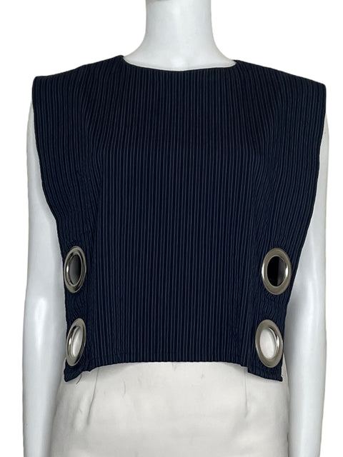 Top Kiwe Argollas Lineas Azul-Talla 38