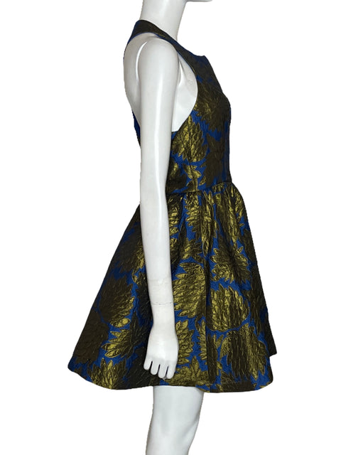 Vestido Ark&Co Moni Metalizado Verde-Talla S