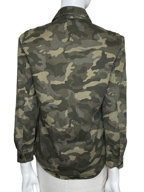 Chaqueta Kensie Jeans Camuflaje Verde-Talla M