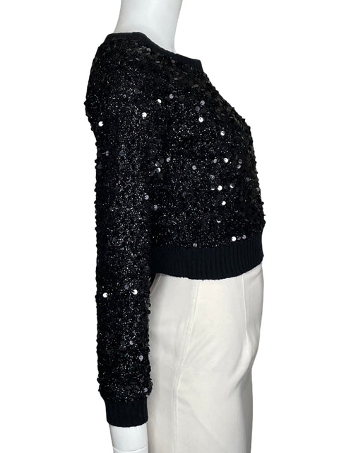 Top Atmosphere Lentejuelas Negro-Talla 6