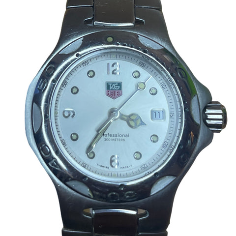 * Reloj TAG Heuer WL1314 Kirium Stainless  Steels Plateado-Talla U