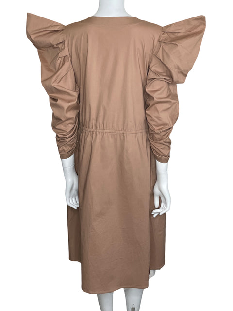 Kimono Padova Mangas Bombaachas Marrón-Talla M