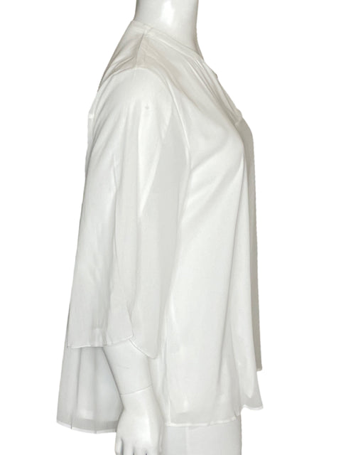 Blusa Timeson Fluida Blanco-Talla 2XL