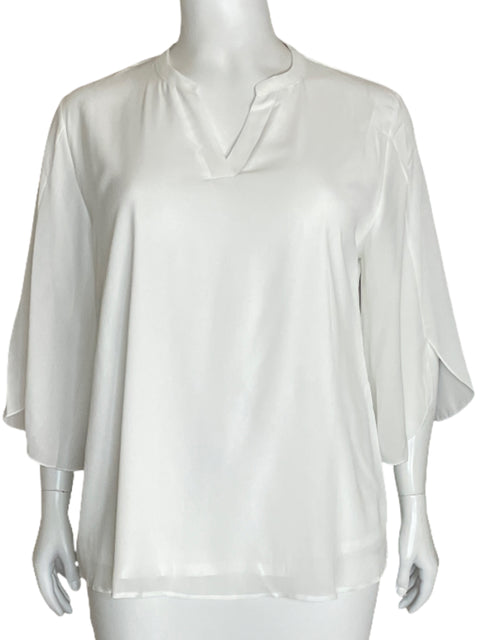 Blusa Timeson Fluida Blanco-Talla 2XL