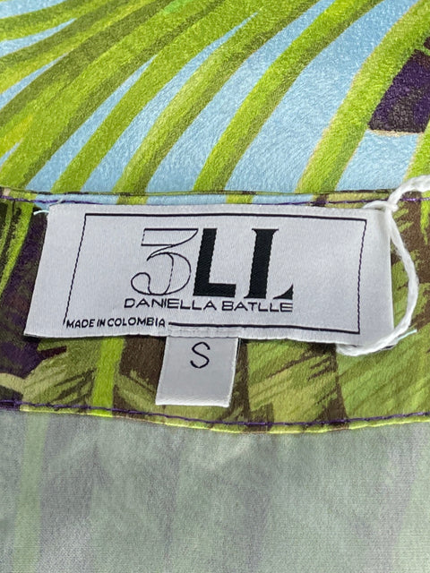 Cárdigan Daniella Batlle Tropical Azul-Talla S