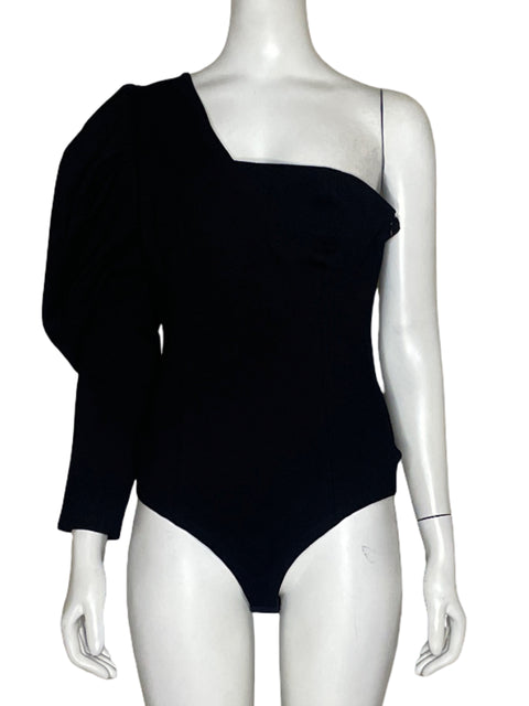 Body Andrea Contreras One Shoulder Negro - Talla L