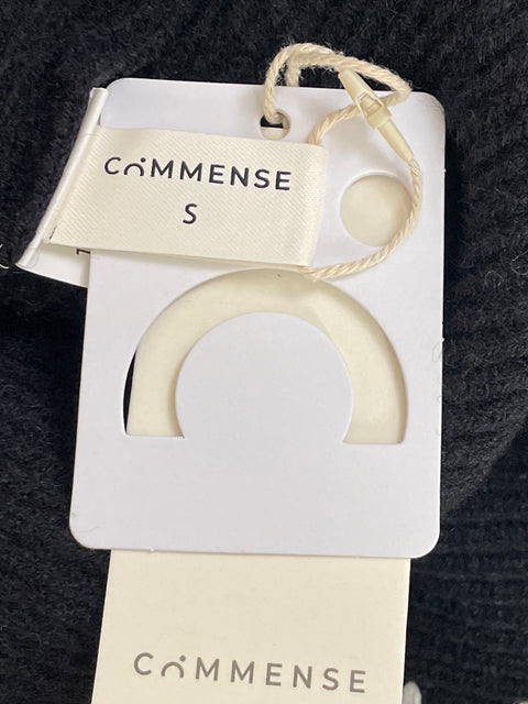 Abrigo Commense Acanalado Negro-Talla S