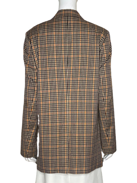 Blazer Scotch & Soda Cuadros Marrón - Talla L