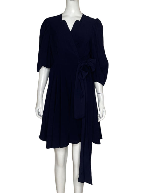 Vestido Claudie Pierlot Envolvente Azul - Talla L